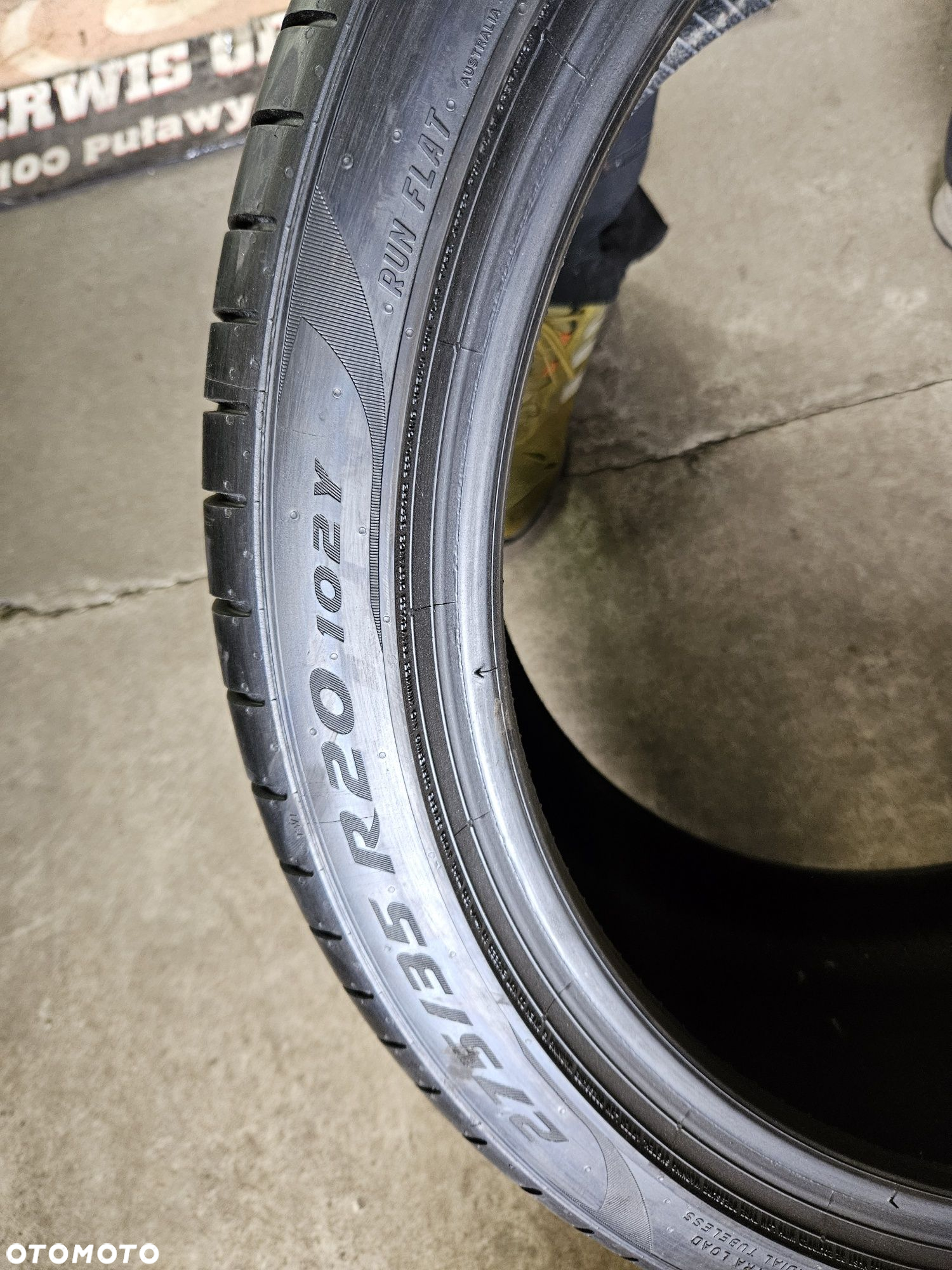 opona używana 275/35R20 Pirelli PZERO TM RSC RUNFLAT - 5