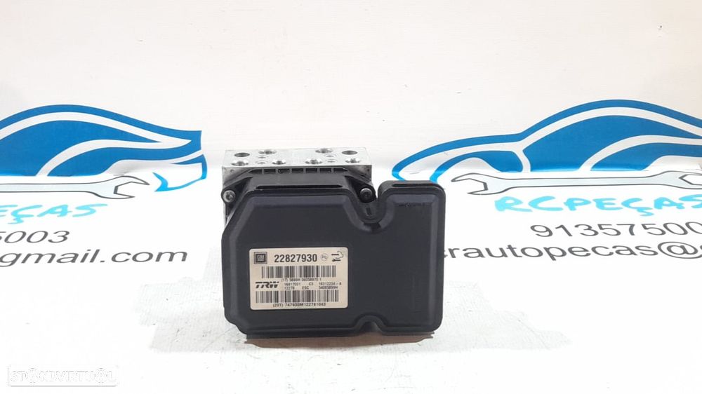 ABS MODULO BLOCO HIDRAULICO TRW GM22827930 22827930 16312234A 16312234 54085899H OPEL INSIGNIA A G09 2.0 CDTI 130CV A20DT - 2