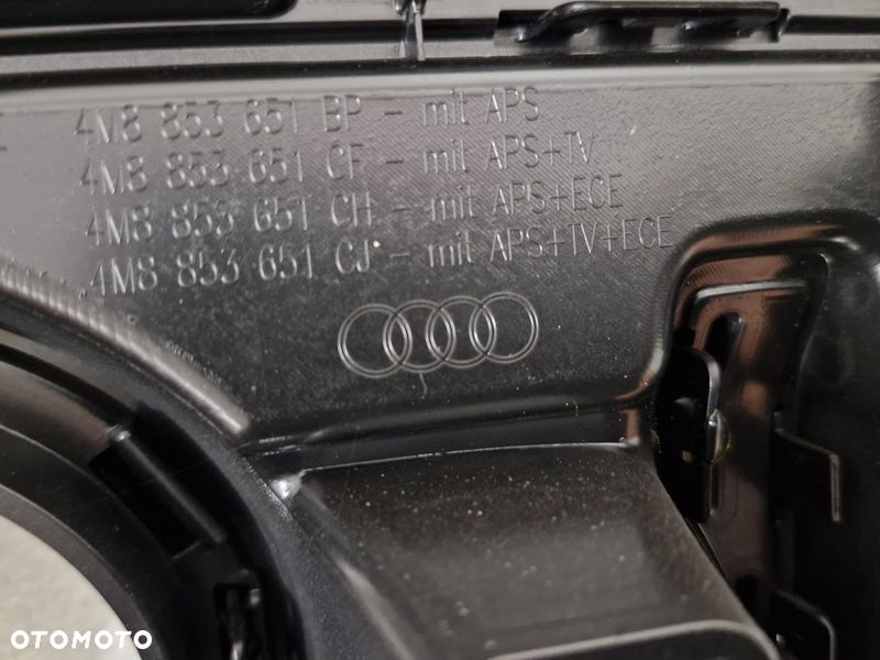 audi q8 sq8 4m s-line grill atrapa zderzaka przód chłodnicy czarna 4m8853651bq - 9