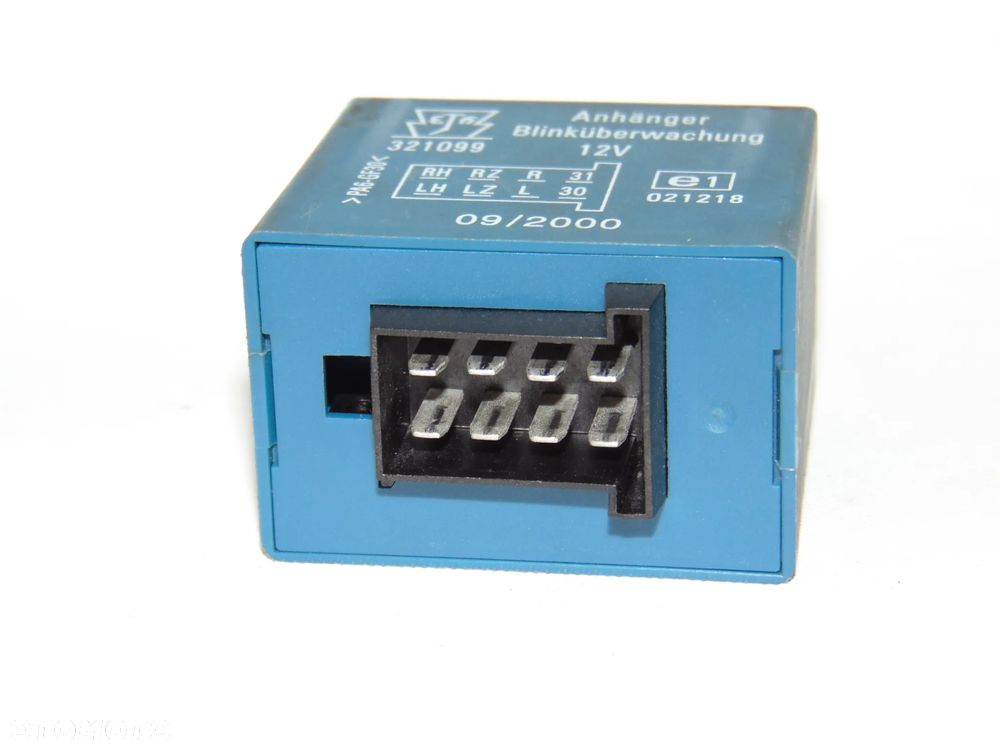 Moduł przekaźnik sterownik świateł haka holowniczego przyczepy 321099 021218 Anhanger Blinkuberwachung VW Volkswagen Skoda Seat Audi Mercedes Volvo Opel Ford Toyota - 8