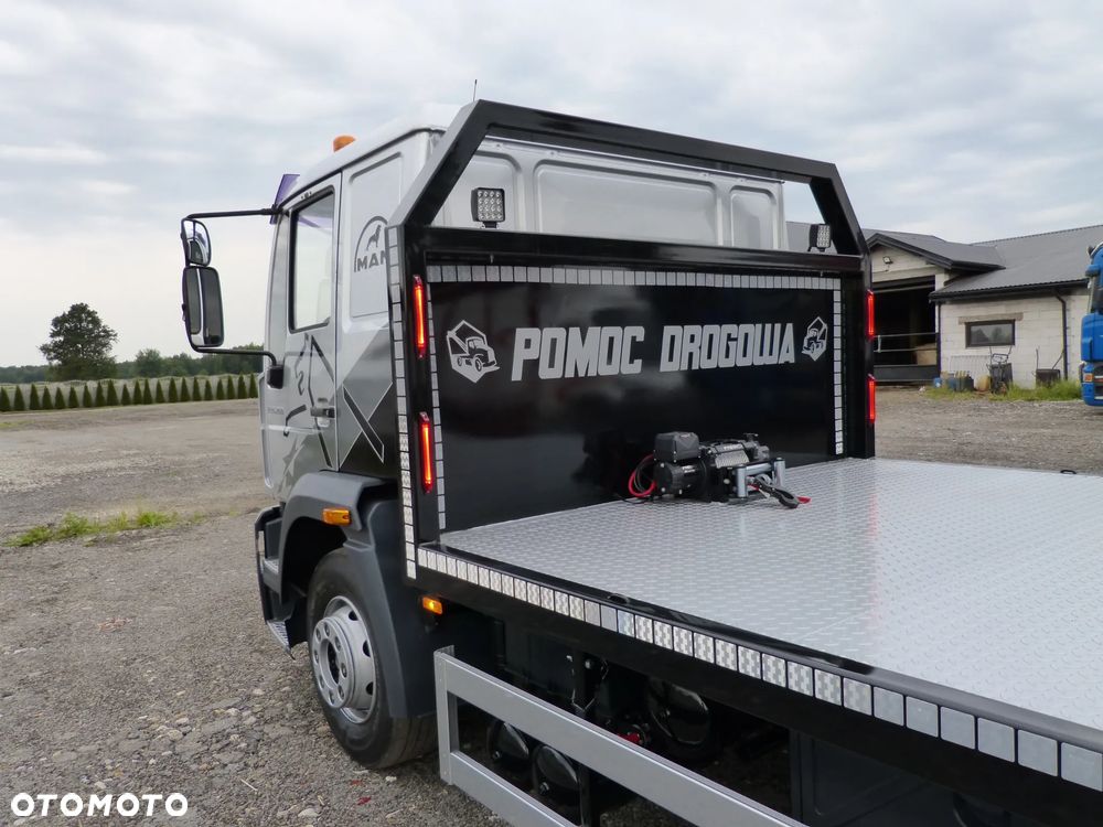 MAN LE 15.280 POMOC DROGOWA / AUTOLAWETA / SPECJALNY / DMC 15.000 KG / ŁADOWNOŚĆ 9.000 KG / PODUSZKI / DŁ.7.70 M - 15