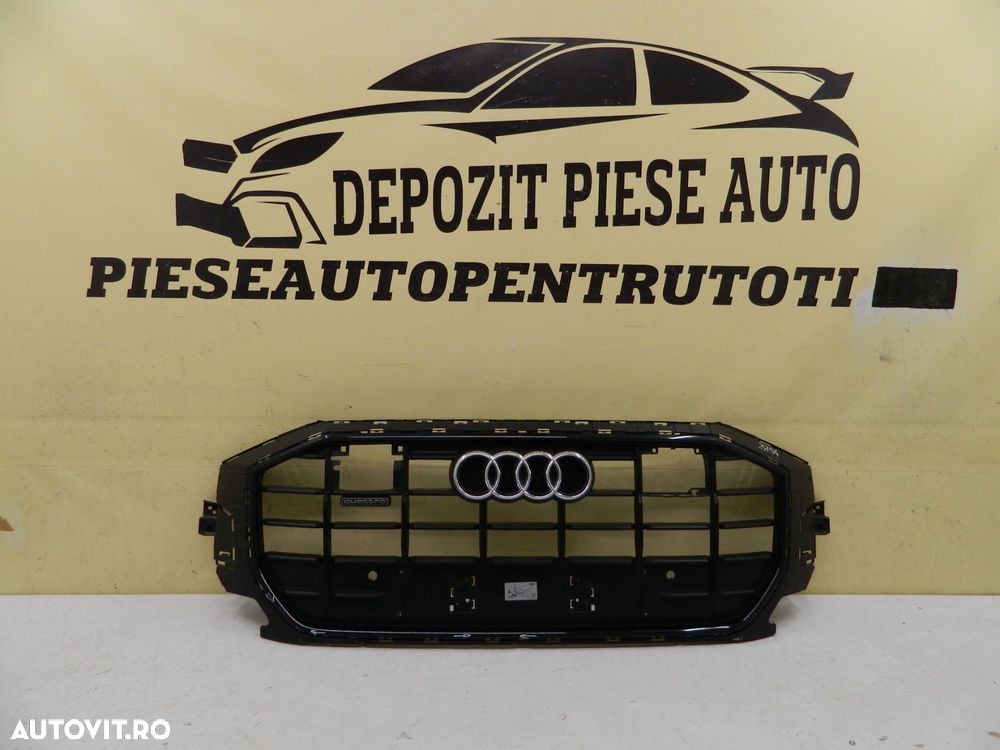 Grila radiator Audi Q8 S-Line facelift,  2019, 2020, 2021, 2022, 2023, cod origine 4M8853651D. - 1
