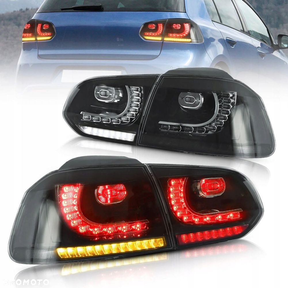 Lampy tyl kpl Vland Full Led Tuning Black GTIlook VW Golf VI 6 5k0 2008-13 - 4