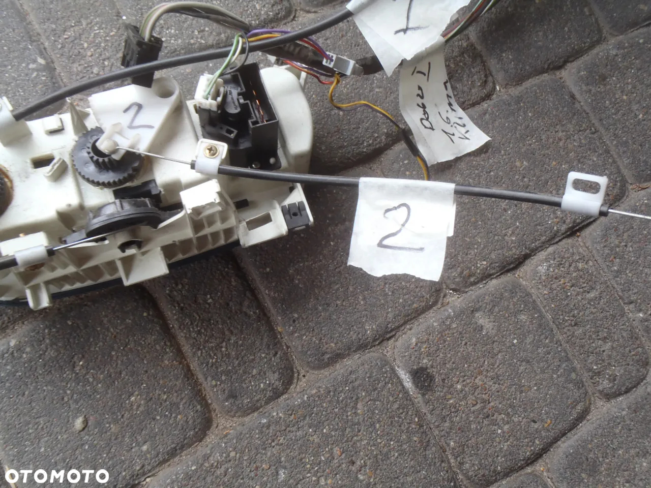 panel nawiewu pokrętło włacznik klimatyzacji linka cięgno wentylator rezystor fiat doblo - 15