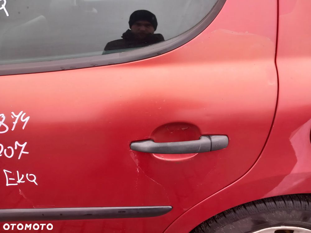 PEUGEOT 207 DRZWI LEWE TYLNE LEWY TYŁ KOLOR: EKQ - 3