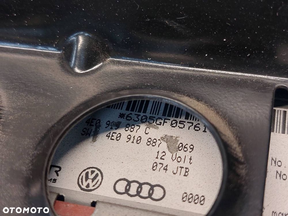 NAPĘD CZYTNIK NAWIGACJI + RAMKA STELAŻ AUDI A6 C6 4E0919887C 4F0035209 - 6