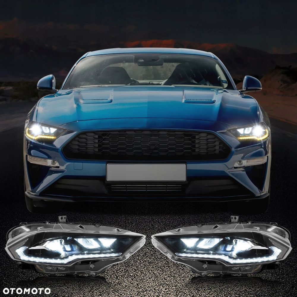 Reflektory Lampy kpl Vland Full Led Tuning Ford Mustang VI 6 Lift 2018- z24 - 4