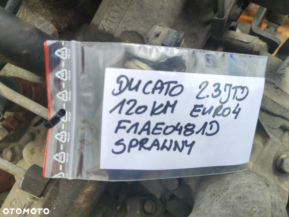 Silnik kompletny 2.3 JTD 120KM Euro 4 F1AE0481D do Fiat Ducato III 06-11r , na chodzie -FILM - 12