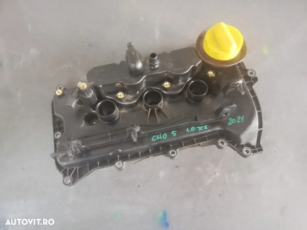 Capac culbutori Renault Clio 5 Hatchback 1.0 TCE 91 cai motor H4D-E4 H4DE470 an 2021 cod 132657536R motor tacheti tachet axa came ax cama dacia logan 2 3