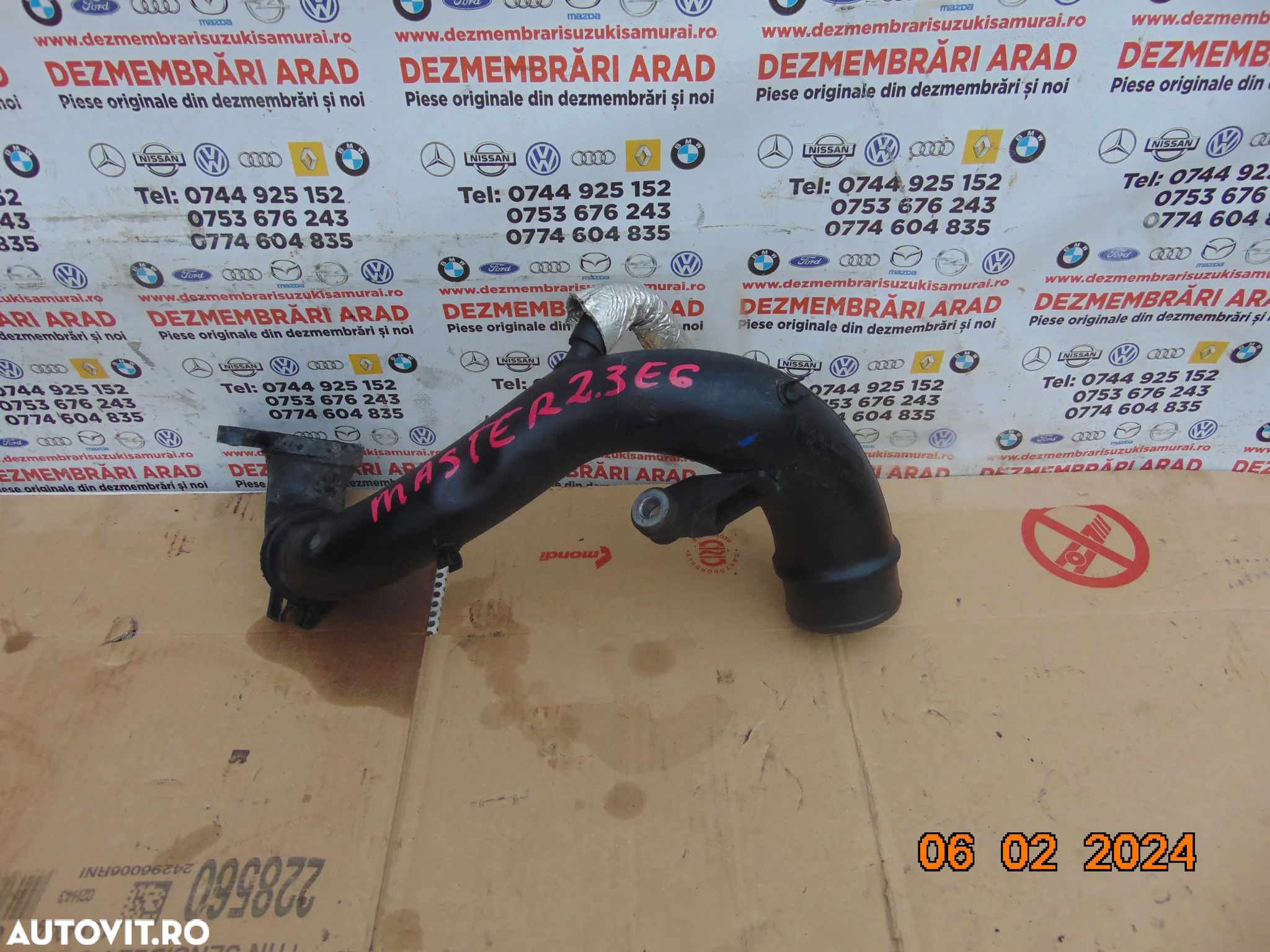 Conducta aer Renault master 2.3 oepl movano nissan nv400 cod 165763705r tub furtun aer - 1