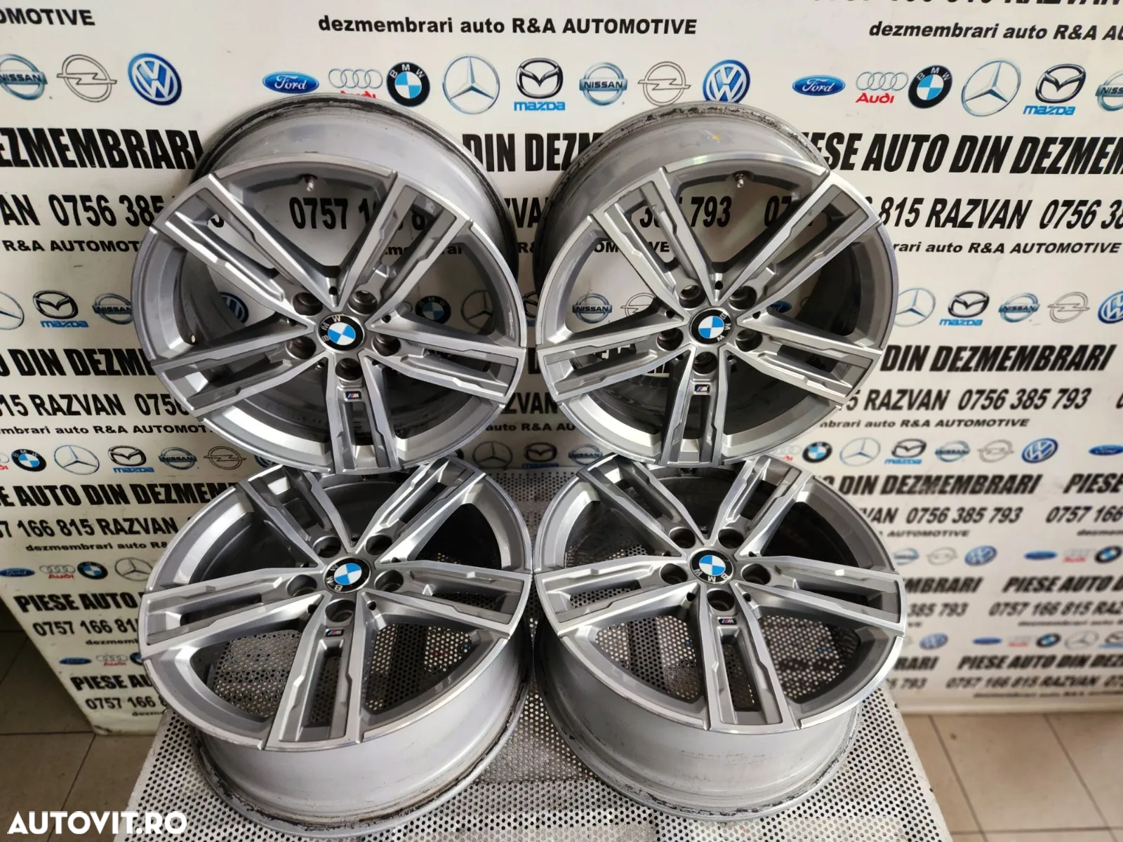 Set Jante Originale Bmw R17 Style 550M F40 F44 F45 Mini Cod  Cu Senzori Presiune - Dezmembrari Arad - 2