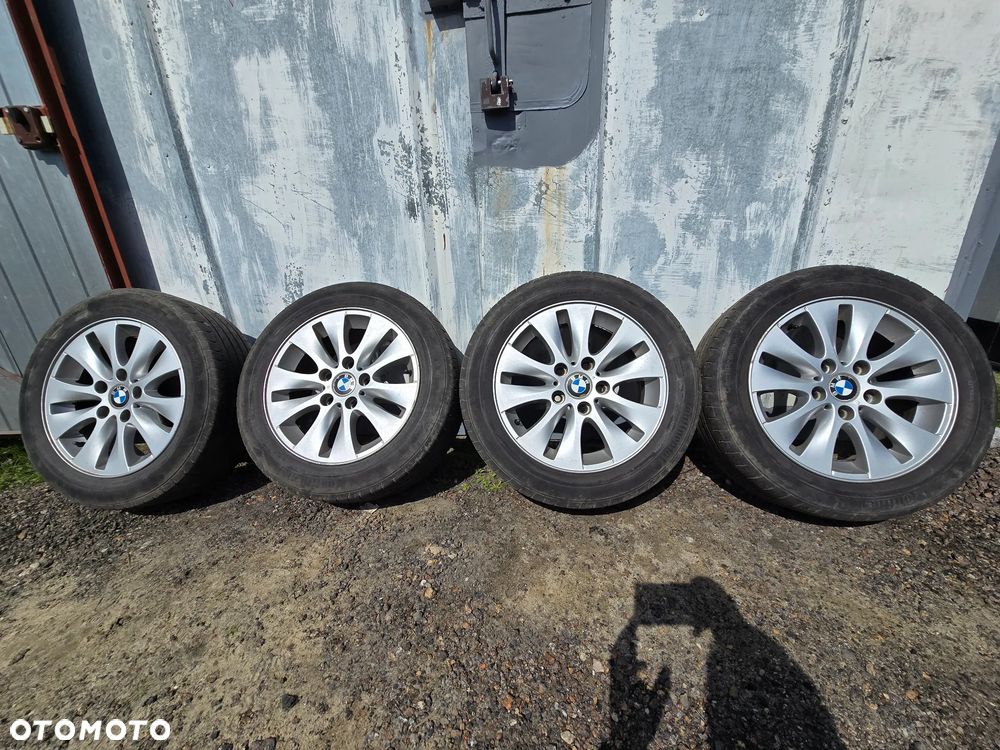 Oryginalne alufelgi BMW 16" 5x120 + opony Continental 205/55R16 | E90 E87 E46 - 4