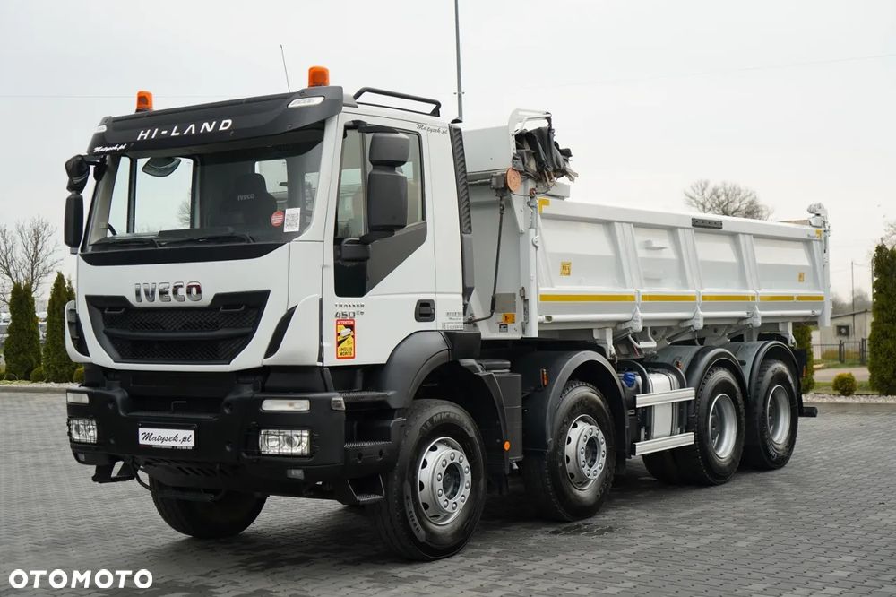 Iveco TRAKKER / 8x4 / WYWROTKA / HYDROBURTA / BORDMATIC / EURO 6 / MEILLER KIPPER - 11