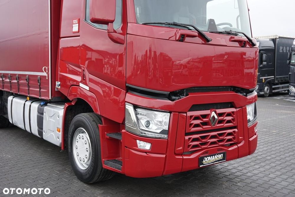 Renault T 380 / ACC / E 6 / FIRANKA + WINDA / 20 PALET / DŁ. 8,2 M / OŚ SKRĘTNA - 20