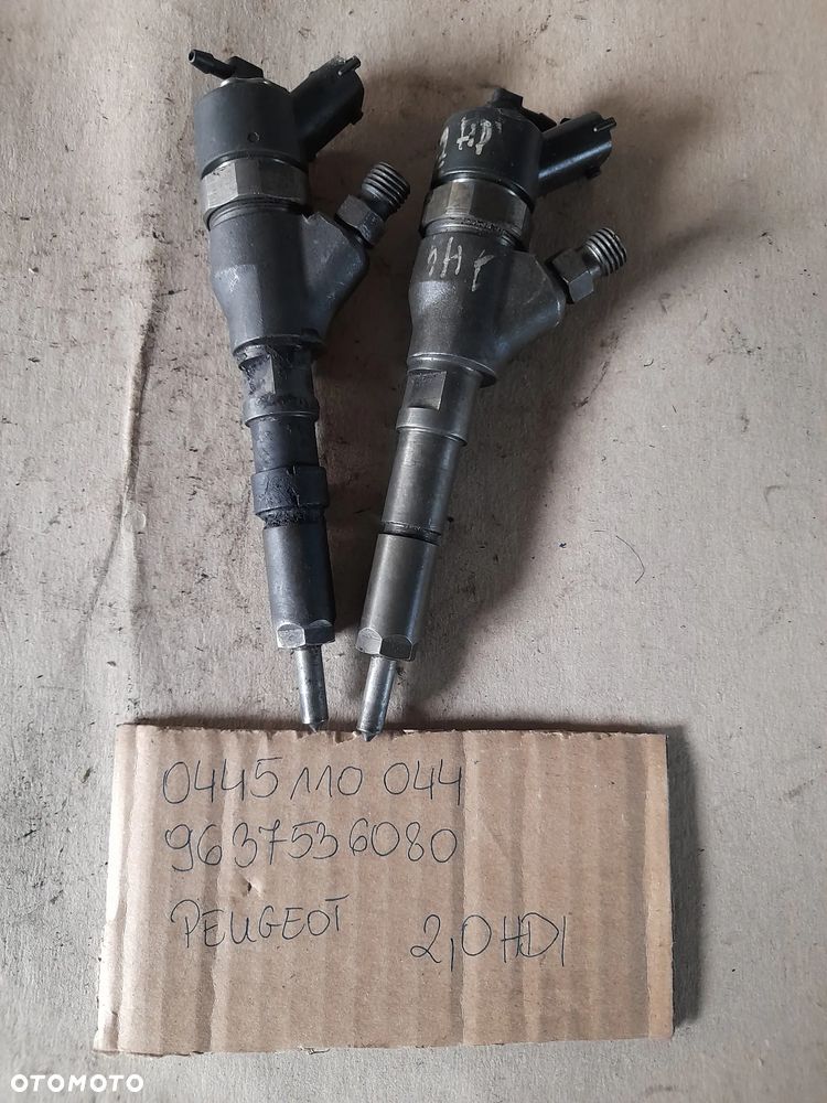 Wtryskiwacz wtrysk Peugeot Citroen 2.0 HDI 0445110044 - 1