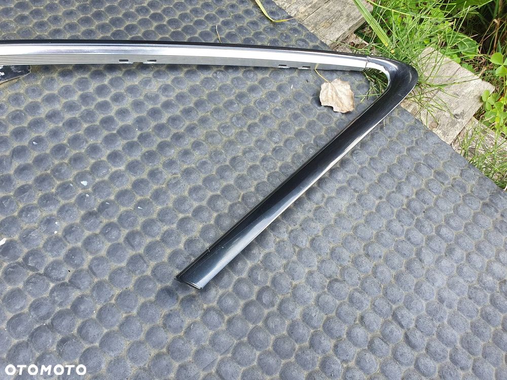 Listwa Listwy Zgarniajace Ramki Szyb Chrom Oklejone Czarne AUDI A4 B8 Sedan - 6
