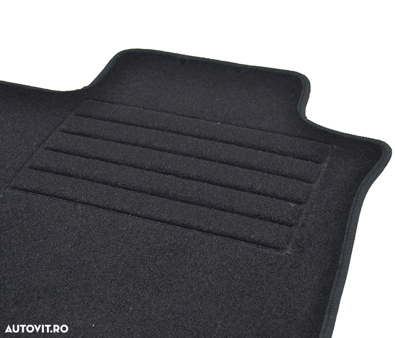 Covorase mocheta Toyota Avensis 3 4USI/SW 9/2008- Negru, set de 3 bucati - 2