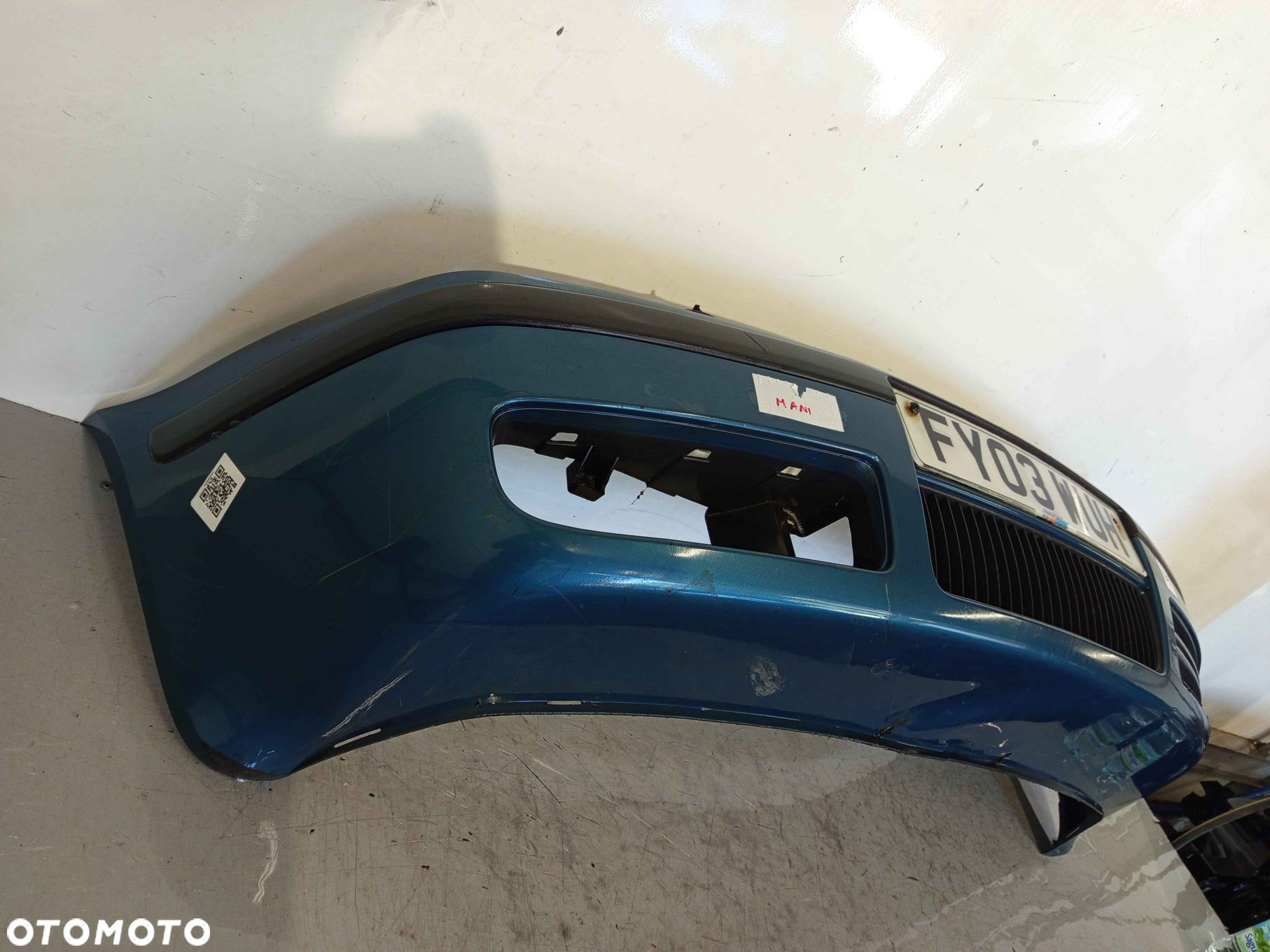^ ZDERZAK PRZÓD PRZEDNI SKODA OCTAVIA I 1 LIFT FL SPRYSKIWACZE LAMP XENON 9432 ZIELONY - 2
