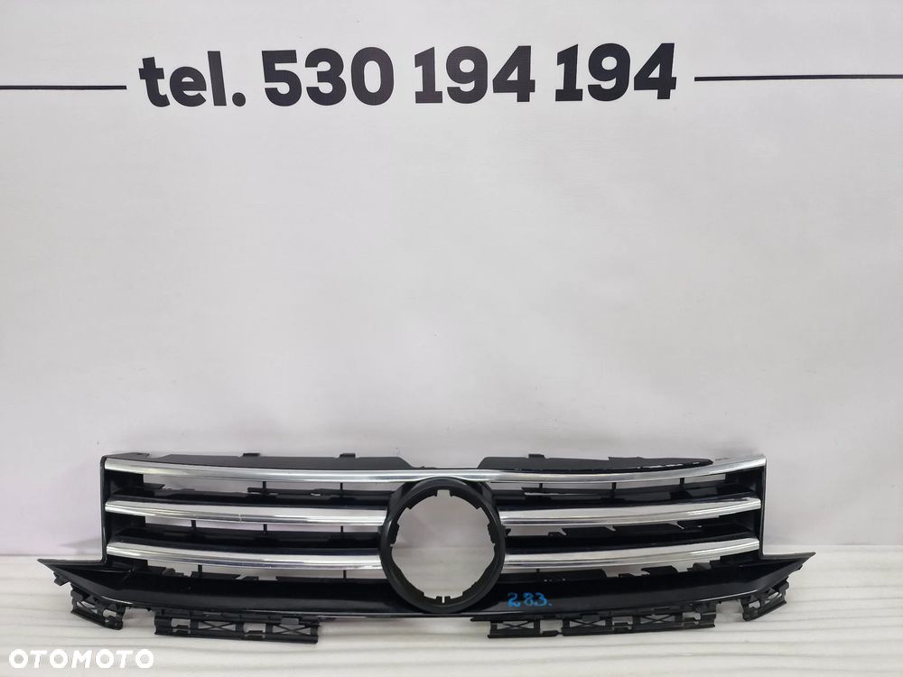 VW CADDY 2K5 15- ATRAPA / GRILL PRZEDNI PRZÓD / CHROM , NR 2K5853653A , NR AUKCJI GR283 - 1