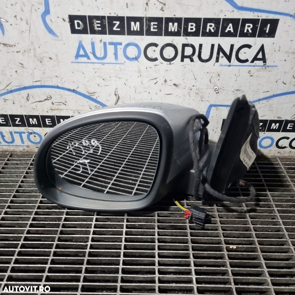 Oglinda stanga Volkswagen Tiguan 5N Facelift 2011 - 2015 4 Usi Argintiu (1399) Fără ... - 2