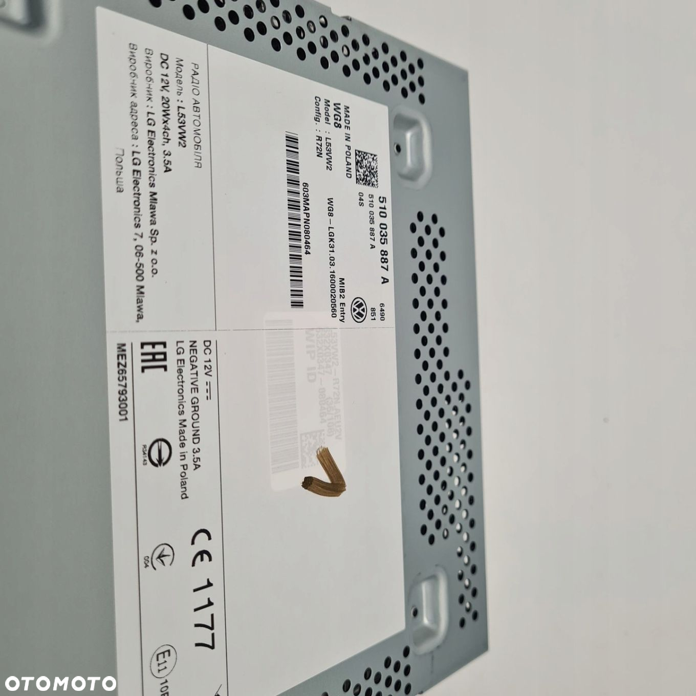 VW GOLF SPORTSVAN NOWE ORG RADIO SD AUX - 6