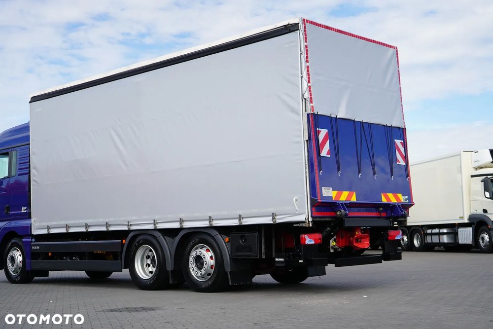 MAN / TGX / 26.460 / E 6 / FIRANKA + WINDA / 18 PALET / OS SKRĘTNA / RETARDER / ŁAD. 14 740 KG - 34