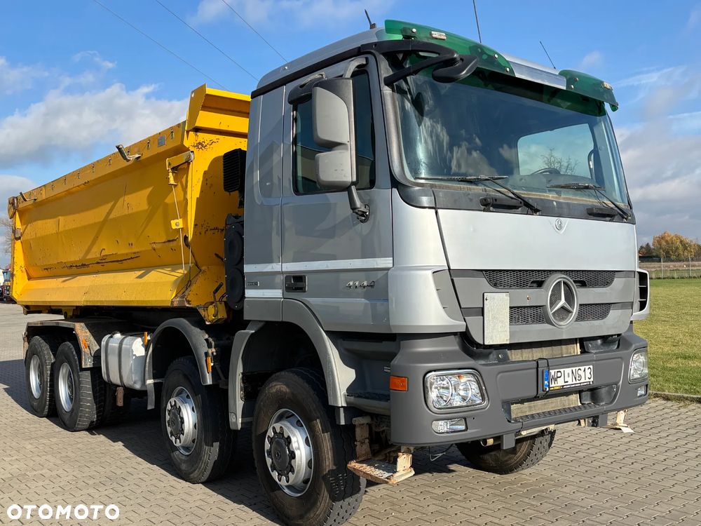 Mercedes-Benz ACTOROS 4144, skrzynia EPS, napęd 8x8 , KH Kipper wywrotka , wersja wzmocniona 5 piór tył, wywrotka , mulda , - 4