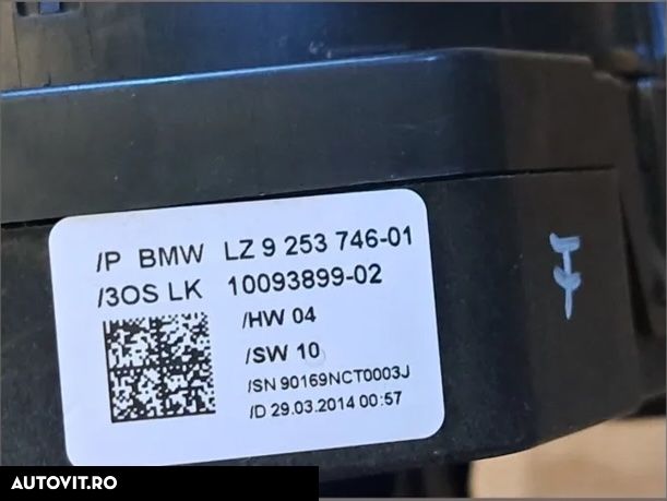 SZL spira panglica banda volan cu manete stergatoare semnalizare bmw F22 F87 F23 F30+LCI F80+LCI F34+LCI F32 F82 F33 F83 F36 F26 - 5