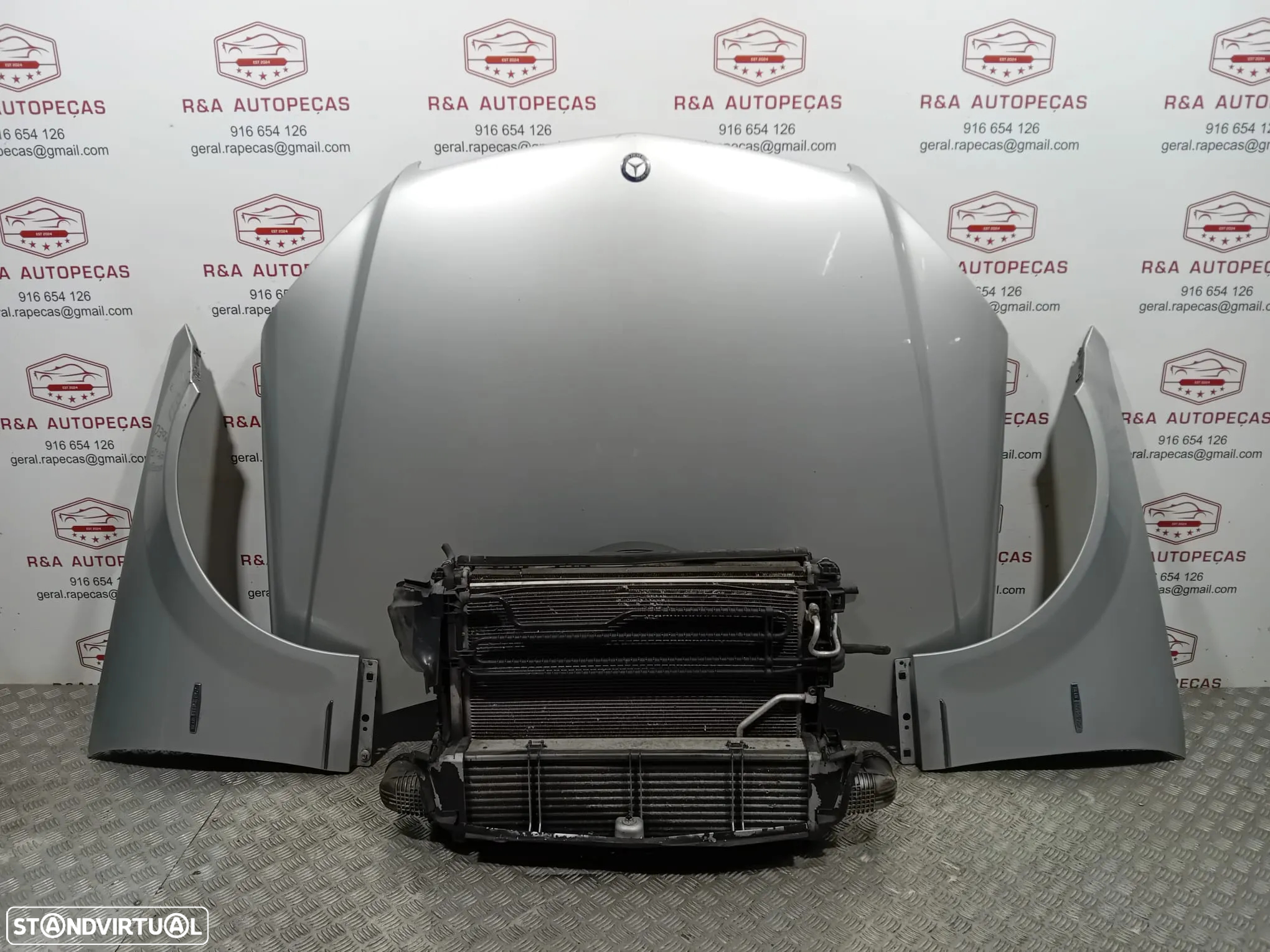 Frente Completa Mercedes Class C W204 Fase1 Amg - 5