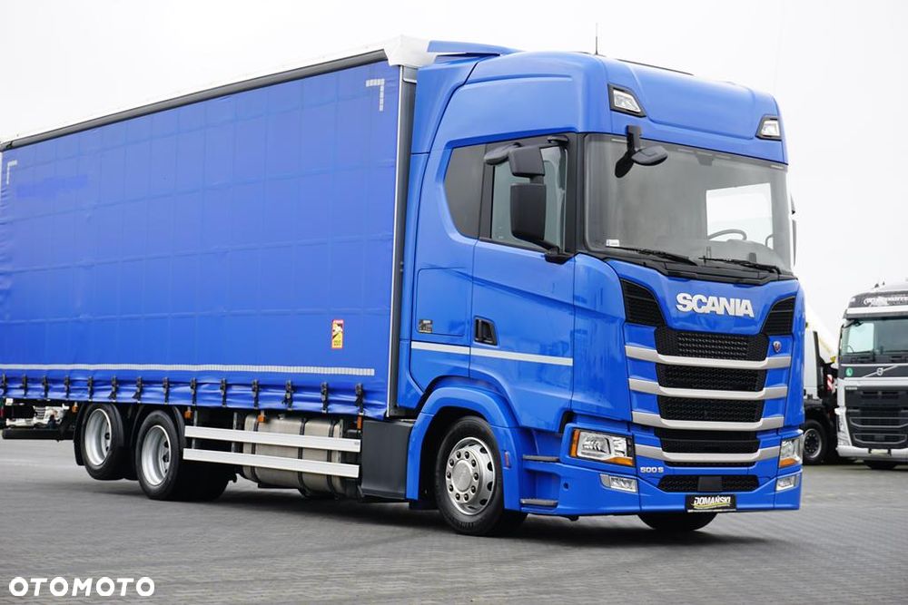 Scania / S 500 / ACC / E 6 / FIRANKA / 20 PALET / DŁ. 8,1 M /  RETARDER - 30