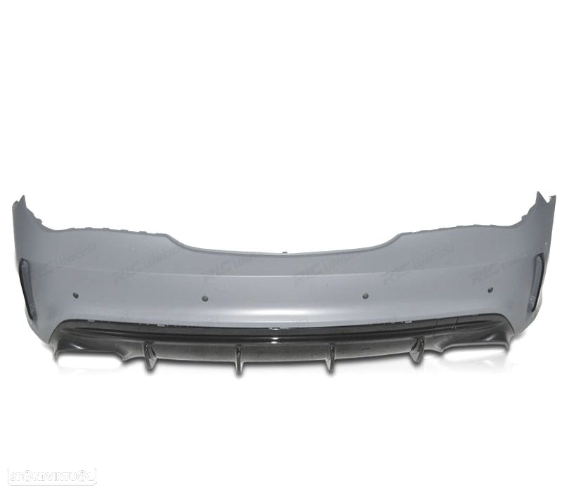 PARA-CHOQUES TRASEIRO MERCEDES CLA C117 13-19 LOOK AMG - 2