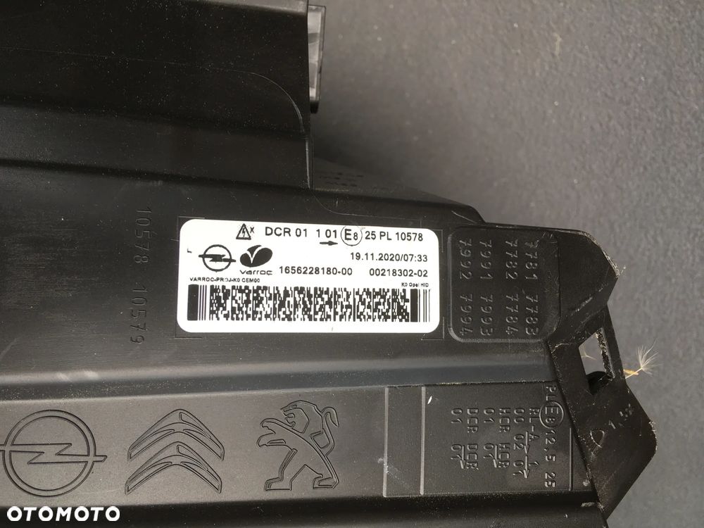 XENON LAMPA LEWA PRAWA PRZÓD OPEL ZAFIRA D LIFE - 6