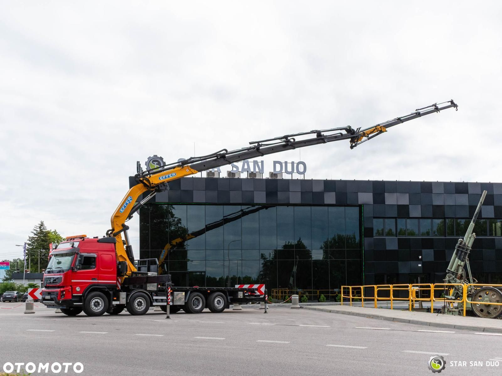 Volvo FMX 500 8x2 Effer 585 Fly Jib Wciągarka HDS Żuraw Crane - 8