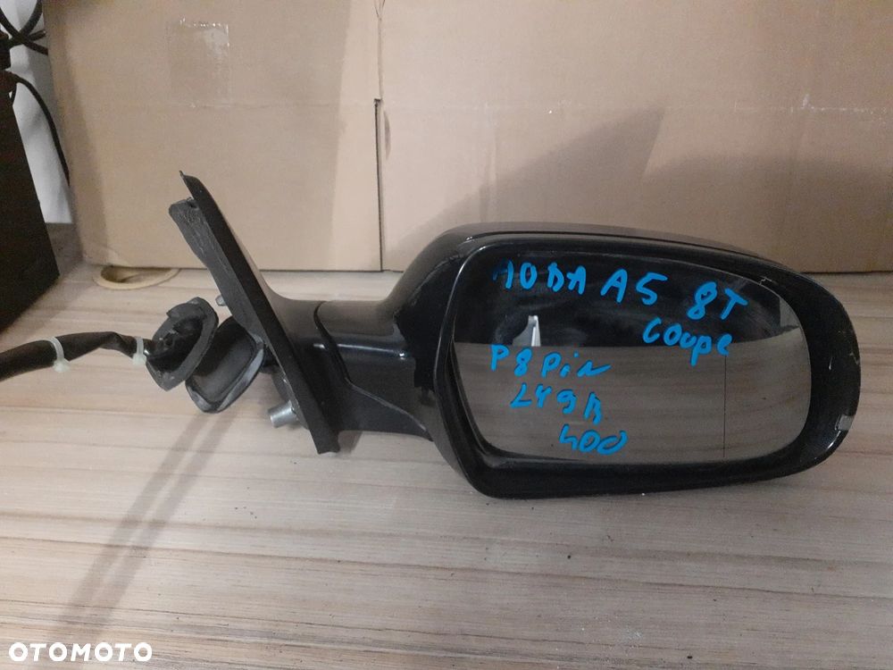 # LUSTERKO PRAWE AUDI A5 8T COUPE 8PIN LY9B - 2