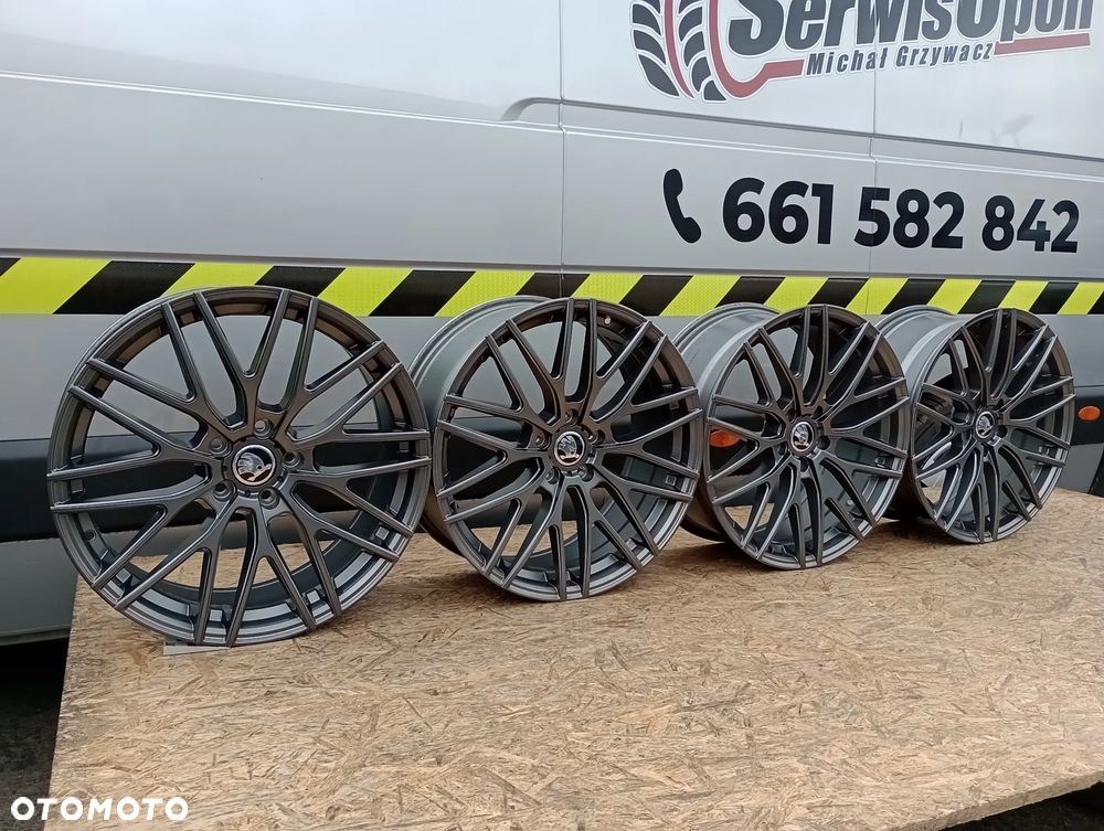 FELGI ALUMINIOWE 5x112 R19 8J ET45 57,1 SKODA ELROQ ENYAQ iV KAROQ KODIAQ OCTAVIA SUPERB YETI - 2