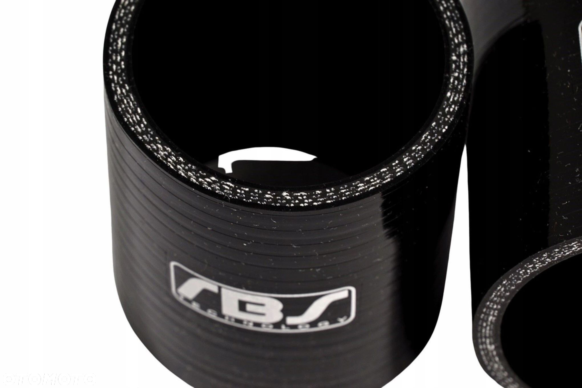 KOLANO REDUKCYJNE SILIKONOWE 45" 63-57MM czarne - 3
