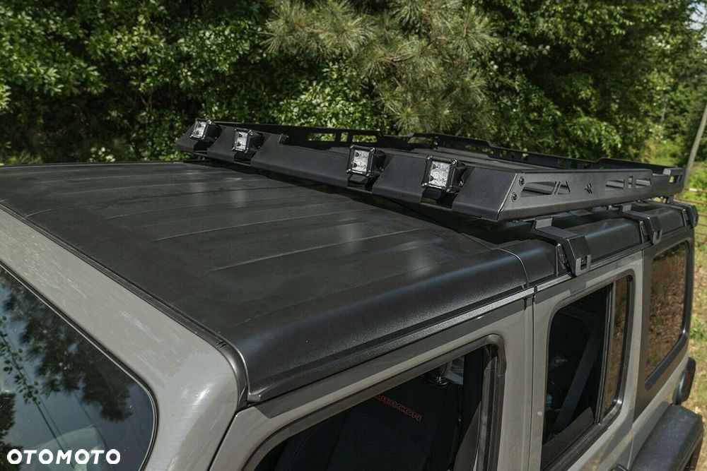bagażnik dachowy z drabinką stal jeep wrangler jl 2018+ - 4