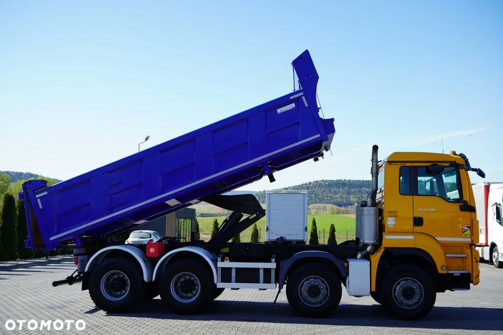 MAN TGS 35.500 / 8x4 / WYWROTKA / HYDROBURTA / BORDMATIK / NAVI / 2019 ROK - 6