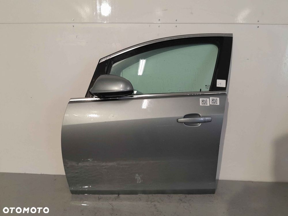 } DRZWI PRZÓD PRZEDNIE LEWE OPEL ASTRA J 4 IV Z179 SZARE - 1
