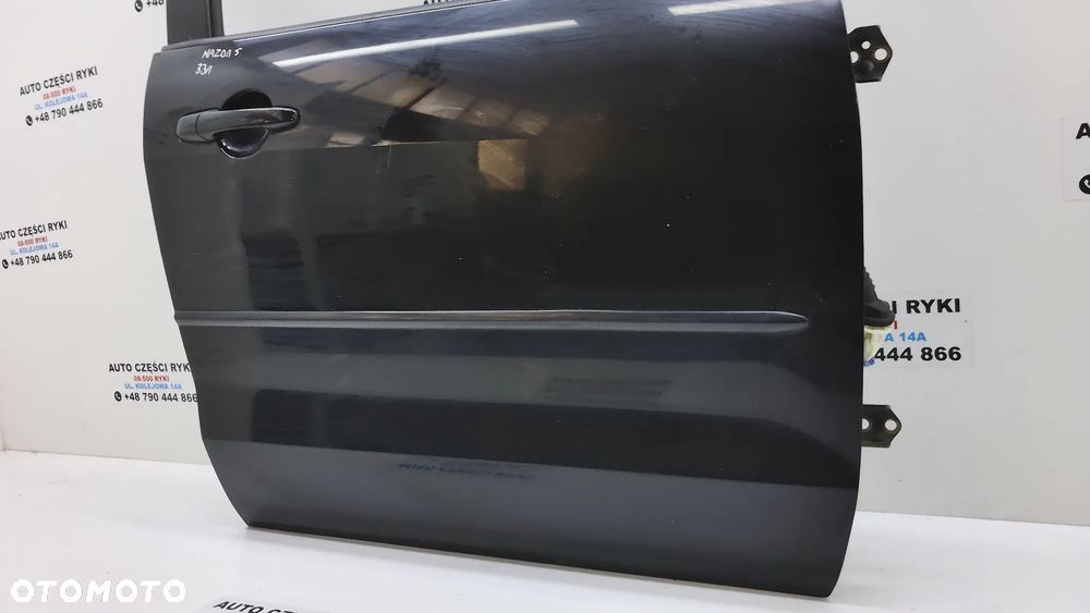 Mazda 5 Drzwi Prawy Przód 33A Czarne - 3