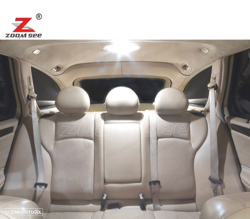 KIT COMPLETO DE 17 LÂMPADAS LED INTERIOR PARA MERCEDES CLASE C W203 C180 C200 C220 C230 C240 C280 C - 6