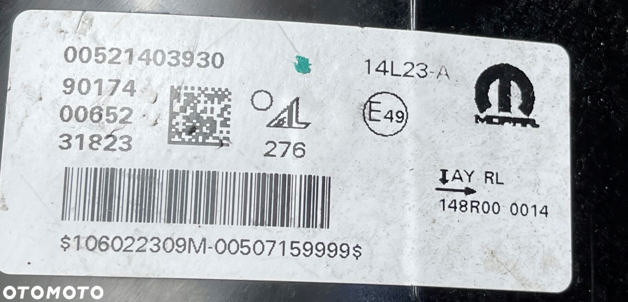3 FIAT 500E II 2020 - HALOGEN LED DRL ŚWIATŁO DZIENNE LEWY 00521403930 - 4