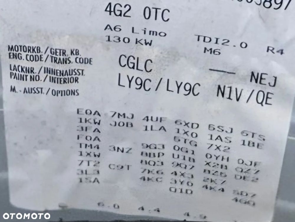 Audi A6 C7 2.0 TDi wszystkie części potrzebujesz czegoś dzwoń lak.LY9C Lublin - 5