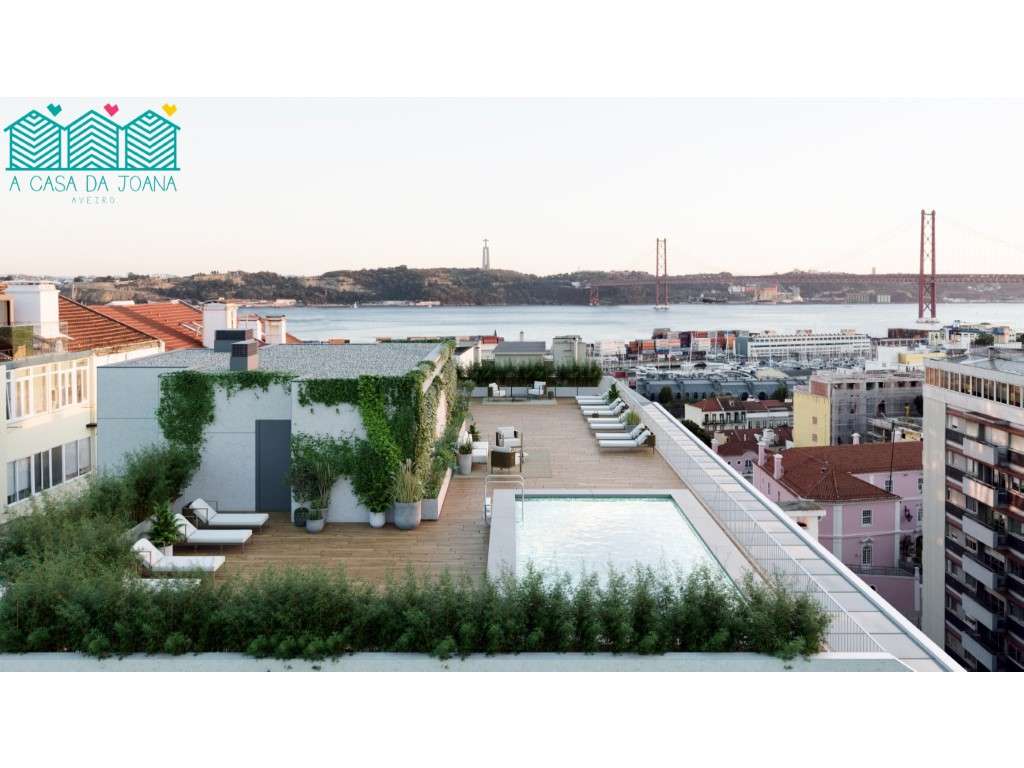 Apartamento T2+1 em Lisboa com Piscina - Grande imagem: 2/12