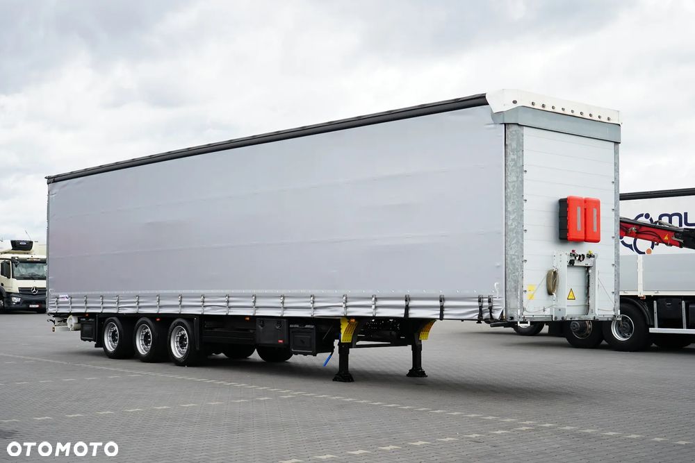 Schmitz Cargobull / FIRANKA / MEGA / MULTI LOCK / XL / OŚ PODNOSZONA - 2