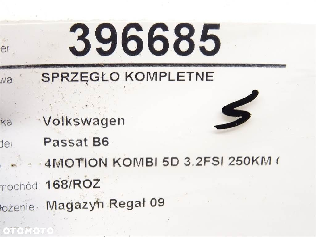 SPRZĘGŁO KOMPLETNE - 260.00 PLN - VW PASSAT B6 Variant (3C5) 2005 - 2011 3.2 FSI 4motion 184 kW - 5