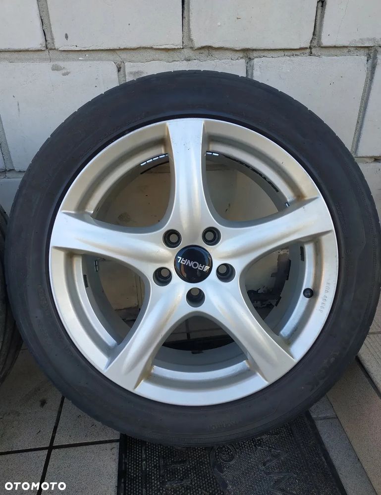 Koła - felgi aluminiowe 8Jx17H2 ET35, opony letnie 225/50/R17 - 2