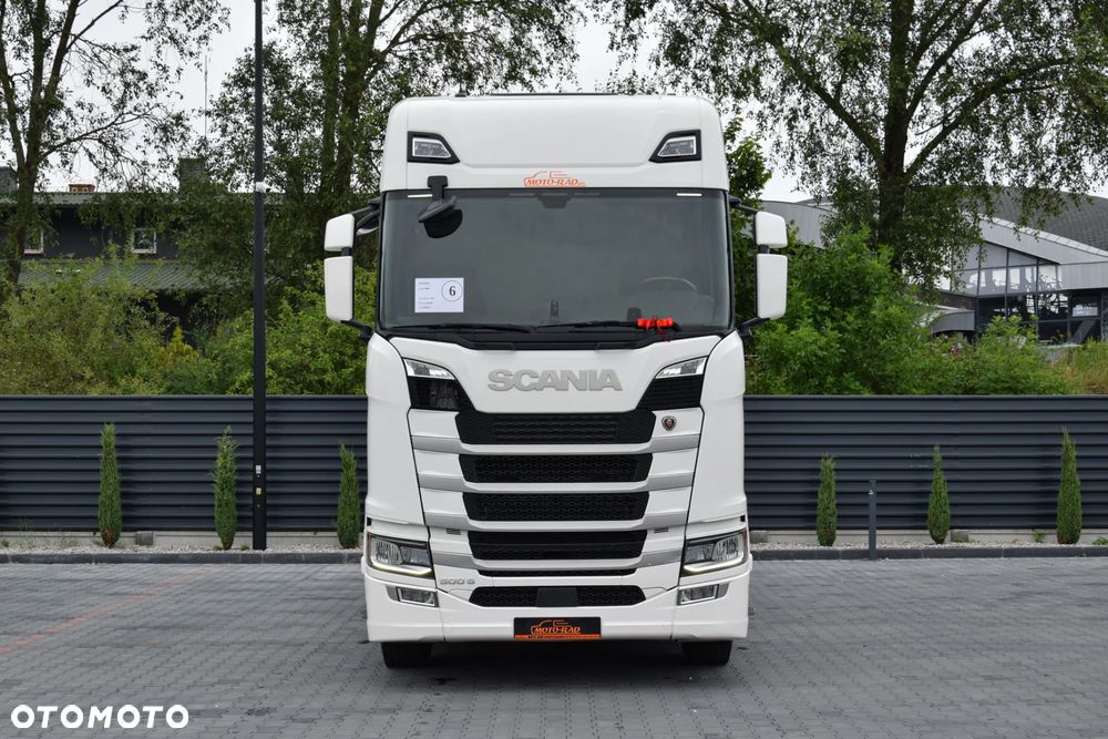 Scania 500S / FULL AIRMATIC / HYDRAULIKA / RETARDER / KLIMATYZACJA POSTOJOWA / ACC / KLIMA / 2 ZBIORNIKI PALIWA / FULL LEDY / FULL SPOILERY / SERWISOWANA / SPROWADZONA - 2