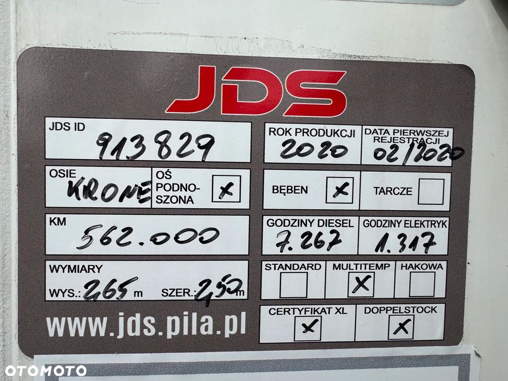 Krone Chłodnia ,Multitemp. Doppelstock, SLXi Spectrum - 35