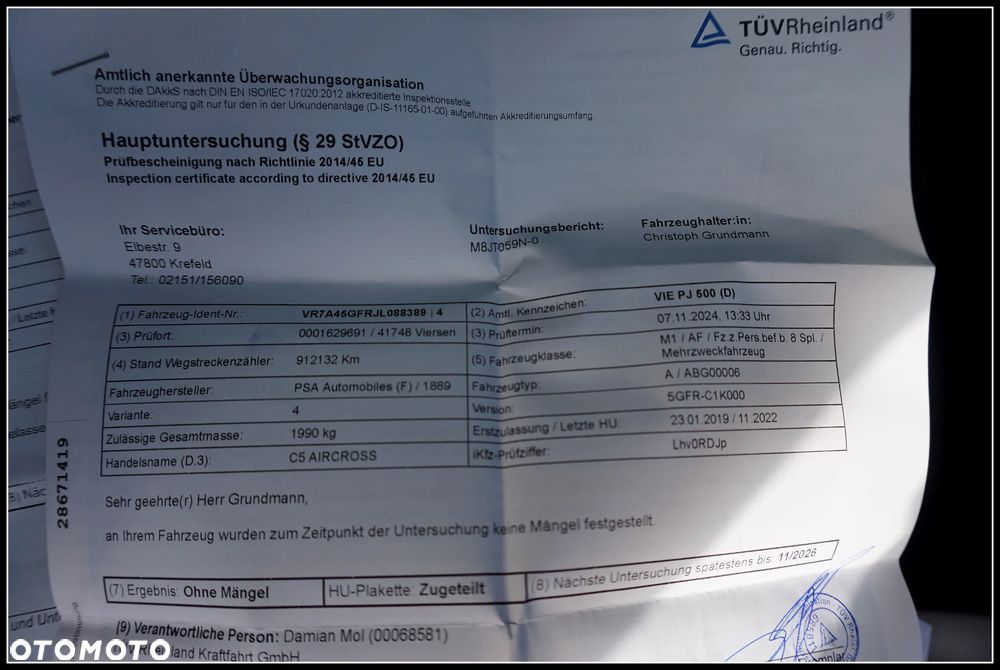 Citroën C5 Aircross 1.6 PureTech Live EAT8 - 29